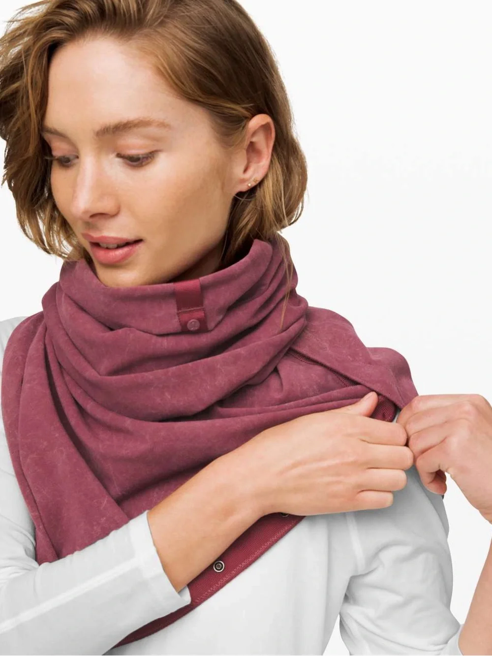NWOT Lululemon Bordeaux Vinyasa Scarf & Wrap